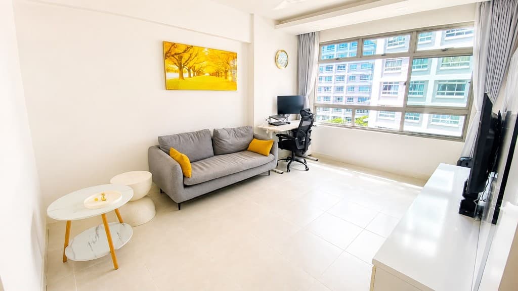 Singapore HDB living room interior