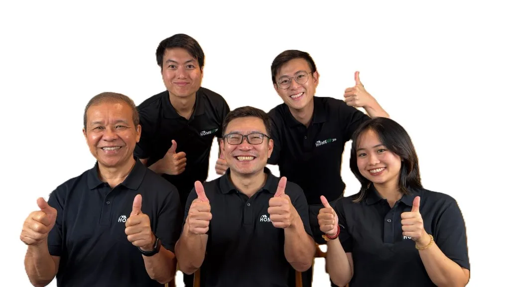 The HomeUP team, CEA-licensed property agents in Singapore