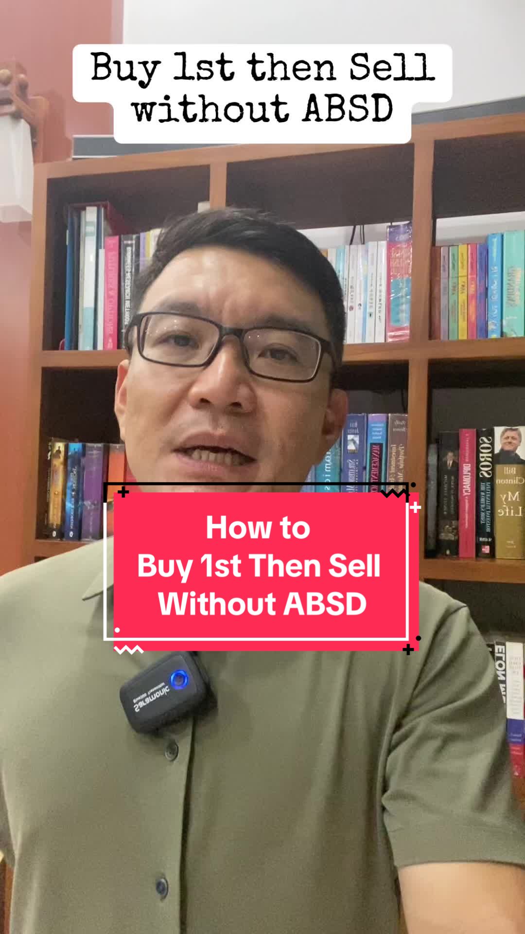 Buy first then sell without ABSD